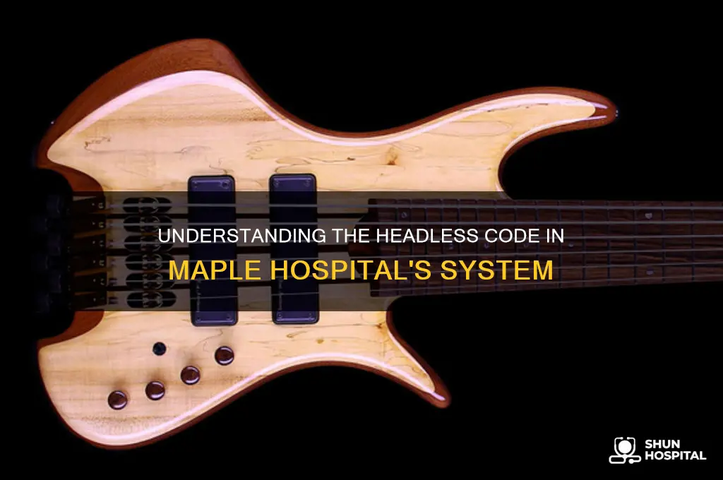 what is the code for headless in maple hospital