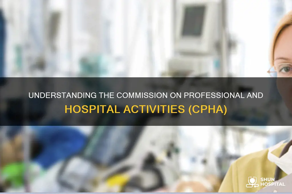 what is the commission on professional and hospital activities y