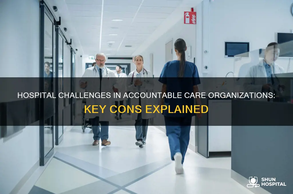 what is the cons to hospital for accountable care organization