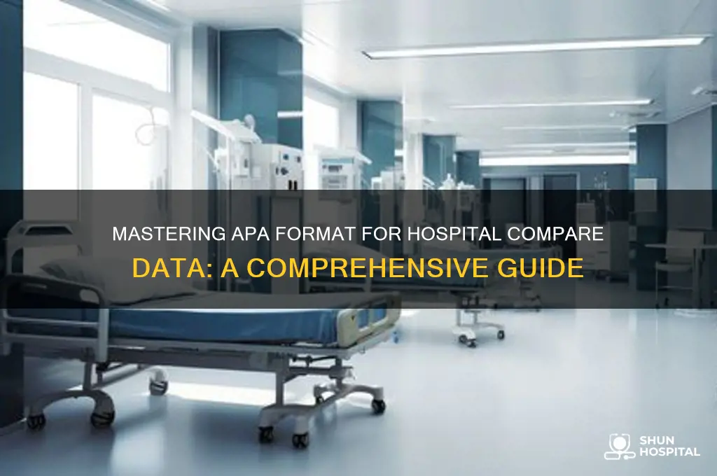 what is the correct apa format for hospital compare