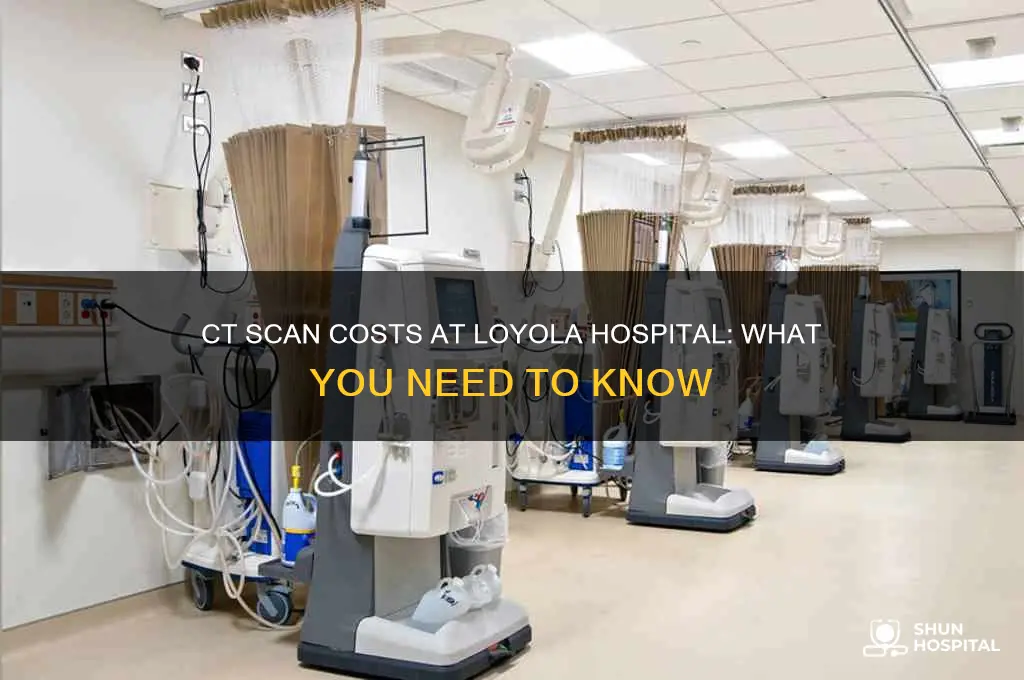 what is the cost of ct scan in loyola hospital