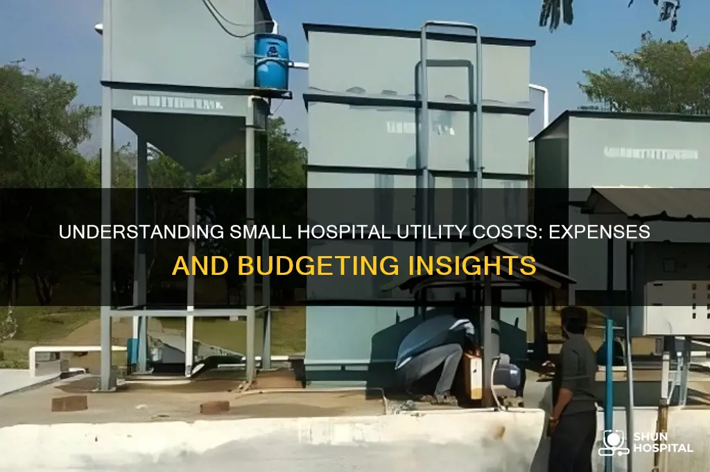 what is the cost of utilities in a small hospital