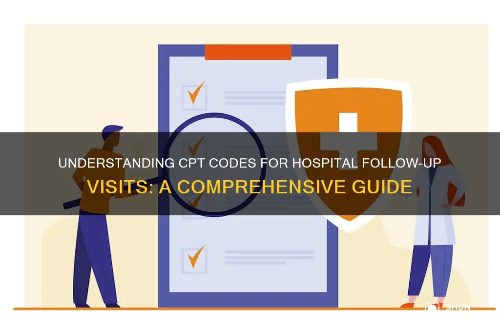what is the cpt code for hospital follow up