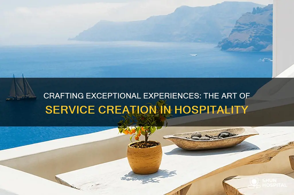 what is the creation of service in hospitality industry