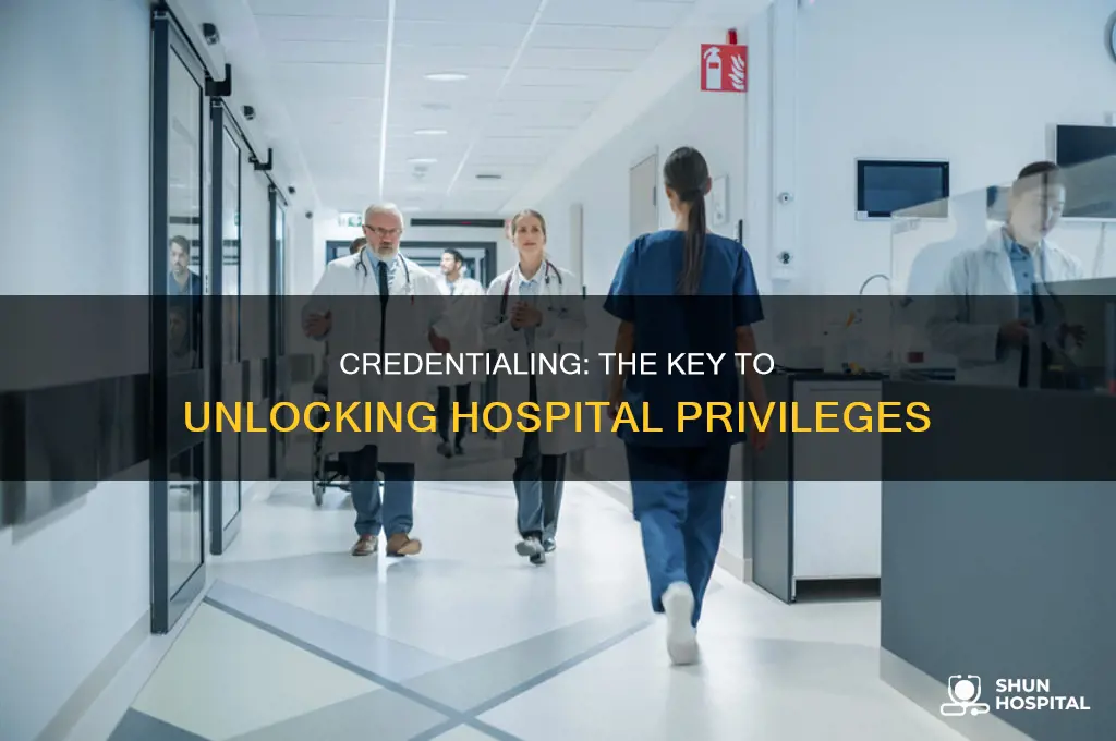what is the credentialing for hospital privilges
