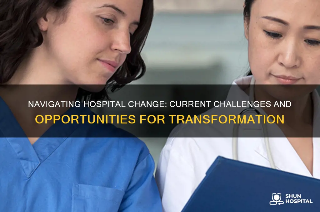 what is the current environment in hospitals for change