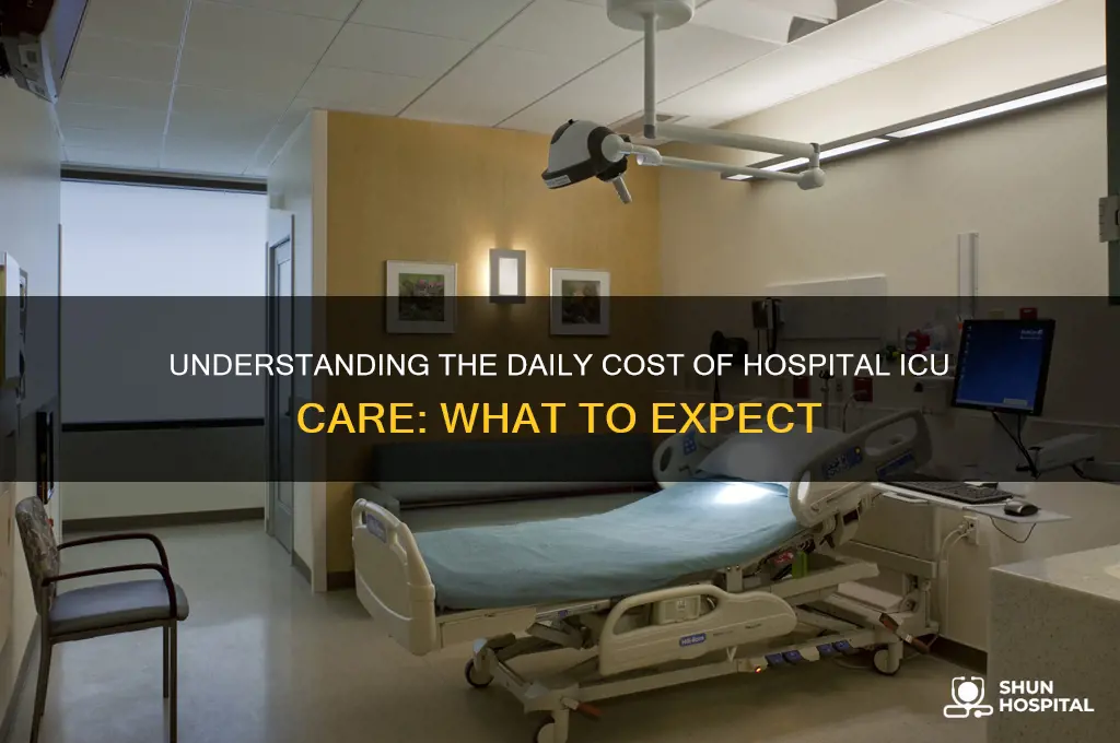 what is the daily price for a hospital icu