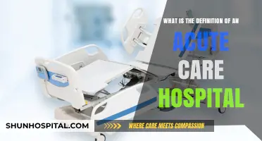 Understanding Acute Care Hospitals: Definition, Role, and Essential Services