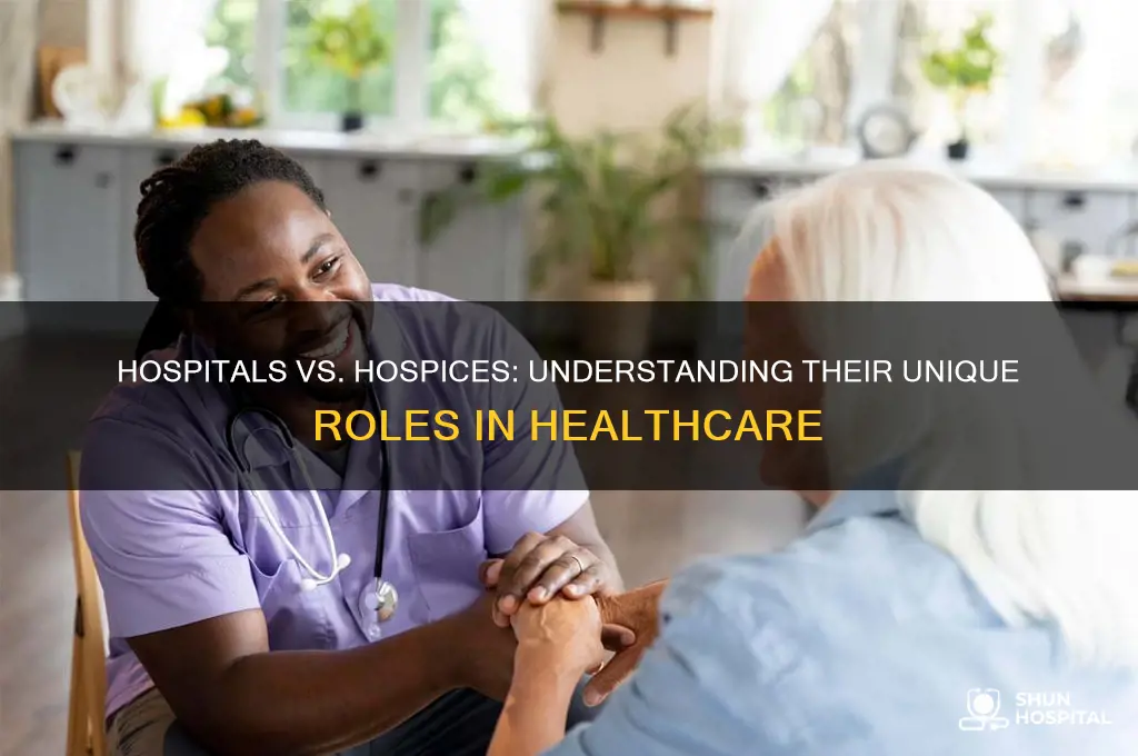 what is the difference between a hospital and a hospice