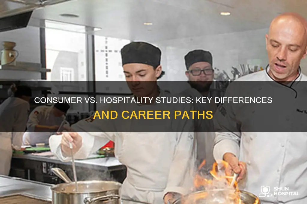 what is the difference between consumer studies and hospitality studies