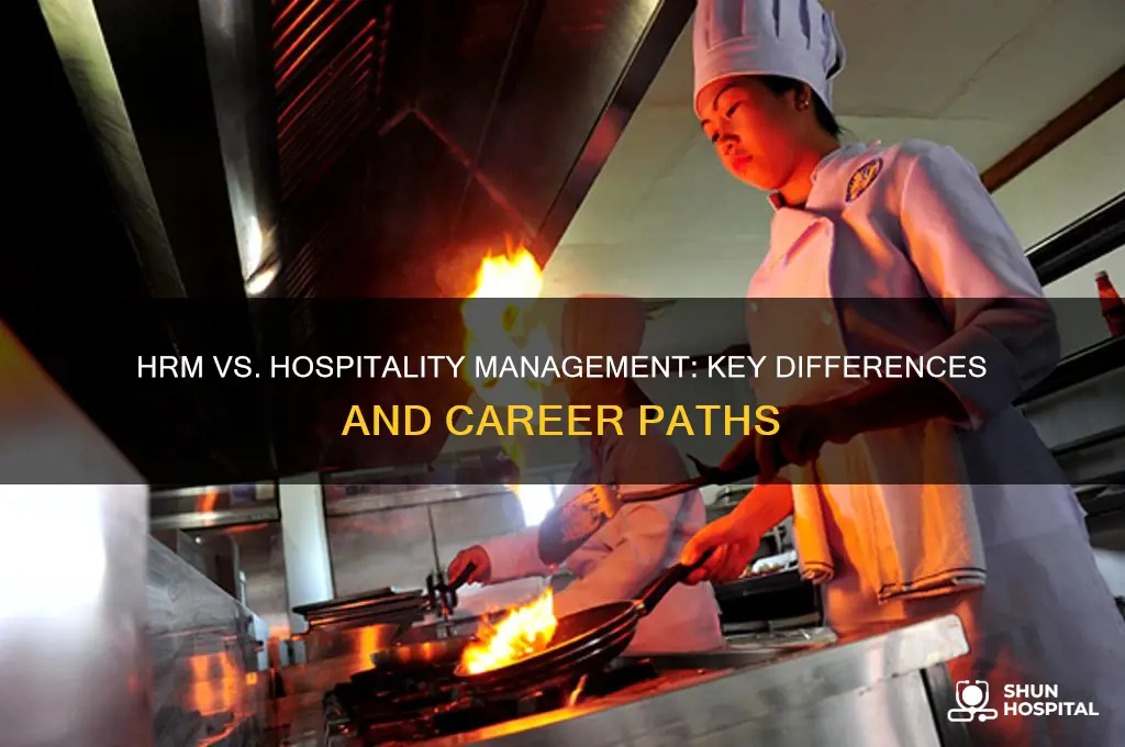 what is the difference between hrm and hospitality management