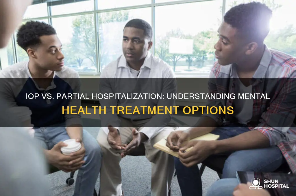 what is the difference between iop and partial hospitalization