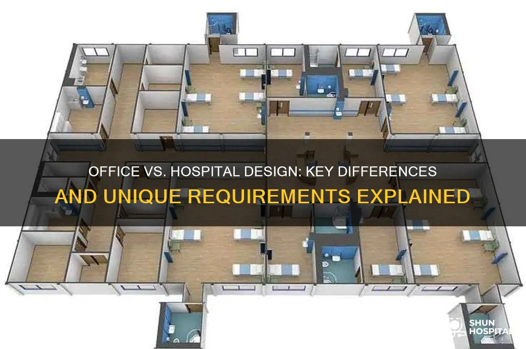 what is the difference between office design and hospital design