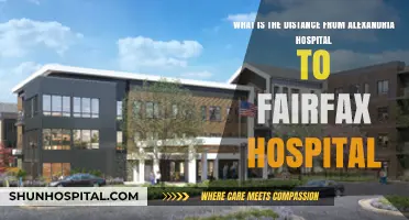 Alexandria Hospital to Fairfax Hospital: Calculating the Distance Between