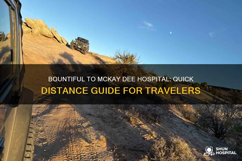 what is the distance from bountiful to mckay dee hospital