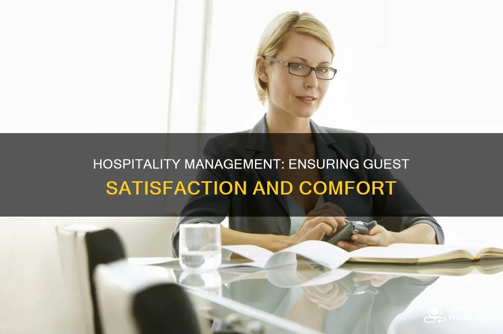 what is the duty of hospitality management
