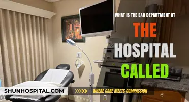 Unveiling the Ear Department: What is the Hospital's ENT Unit Called?