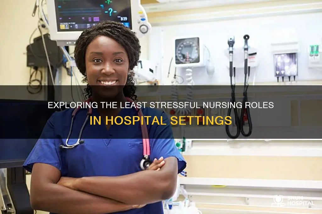 what is the easiest nursing job in a hospital