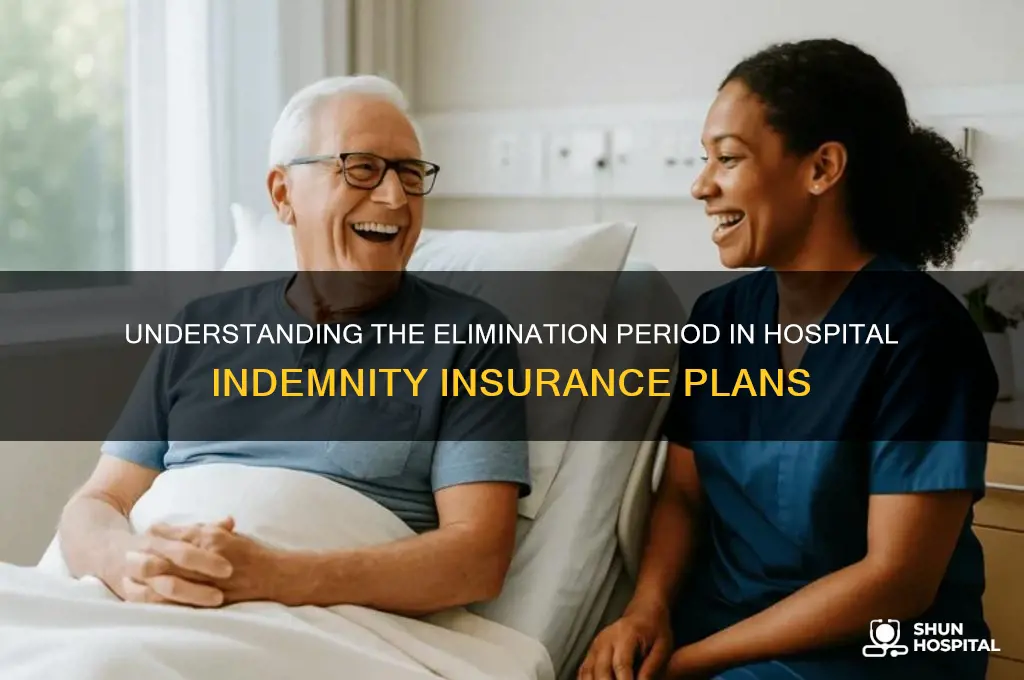 what is the elimination period under a hospital indemnity plan