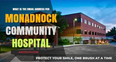 Monadnock Community Hospital Email Address: How to Contact Them Easily