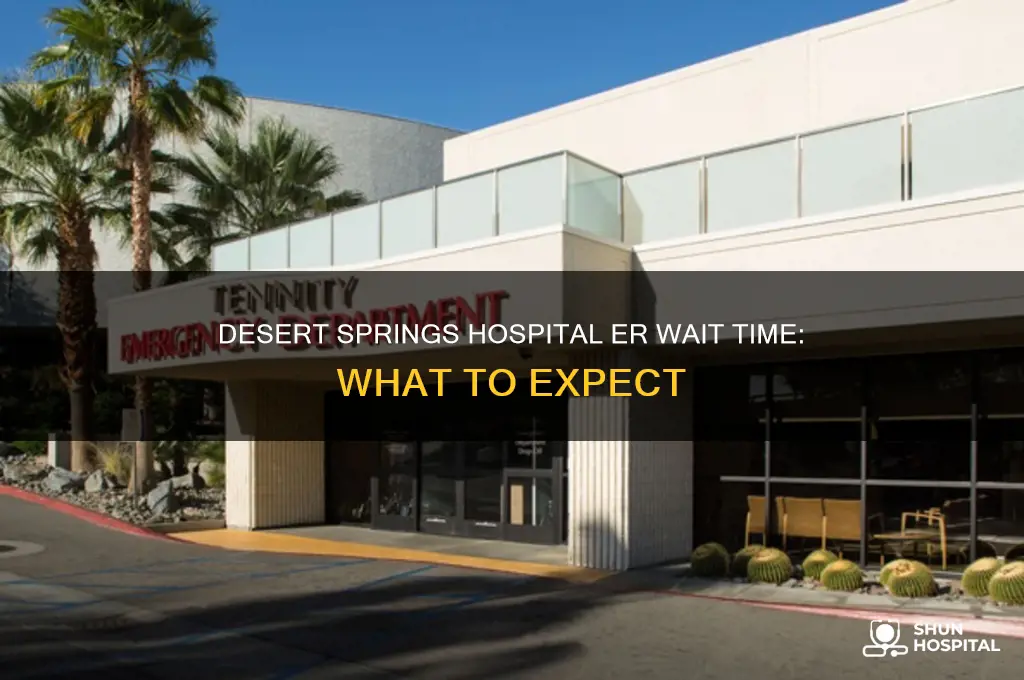 what is the er wait time for desert springs hospital
