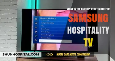 Understanding Samsung Hospitality TV Factory Reset Mode: A Comprehensive Guide