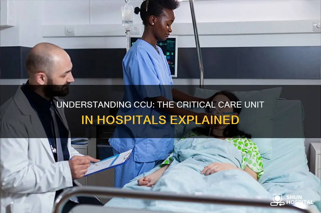 what is the full form of ccu in hospital