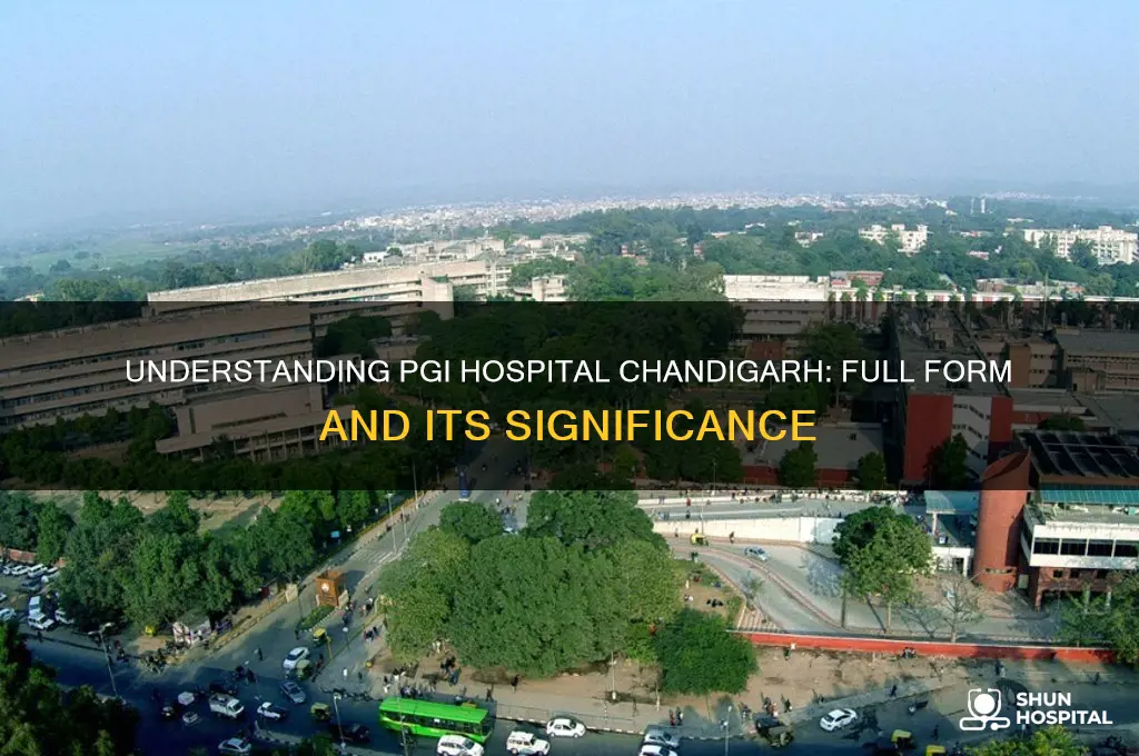 what is the full form of pgi hospital chandigarh