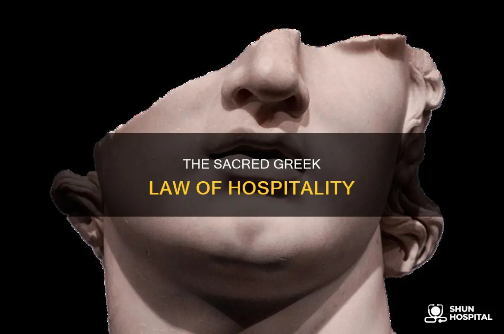 what is the greek law of hospitality