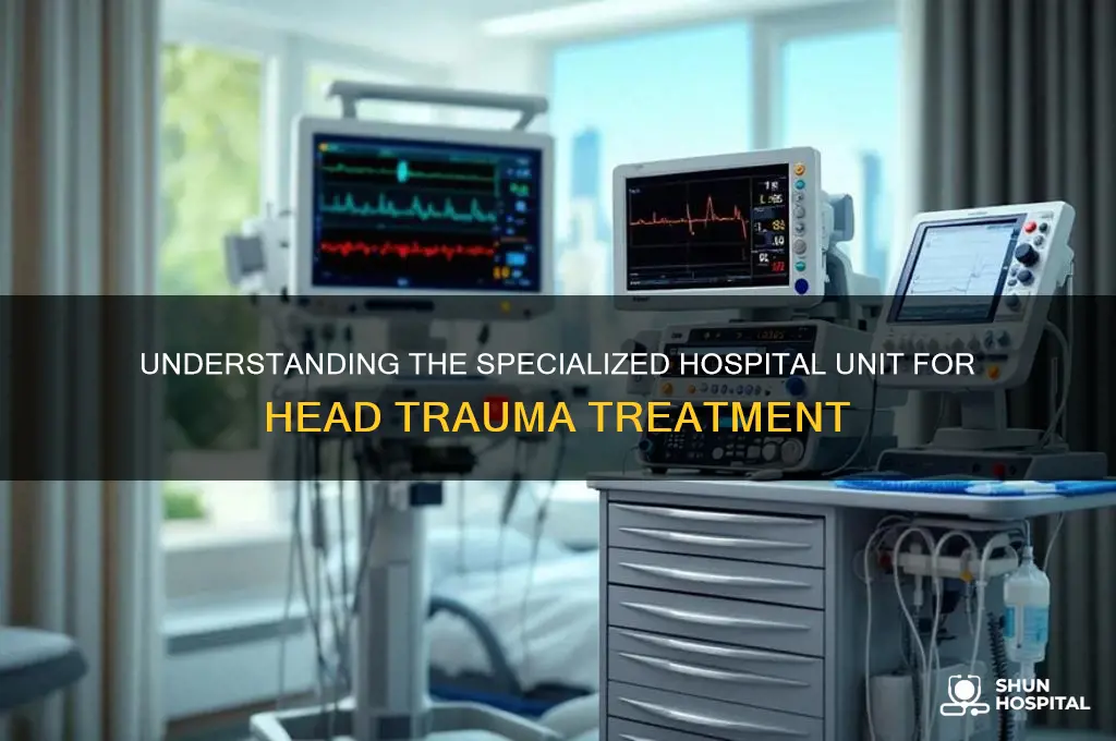 what is the head trauma unit at the hospital called