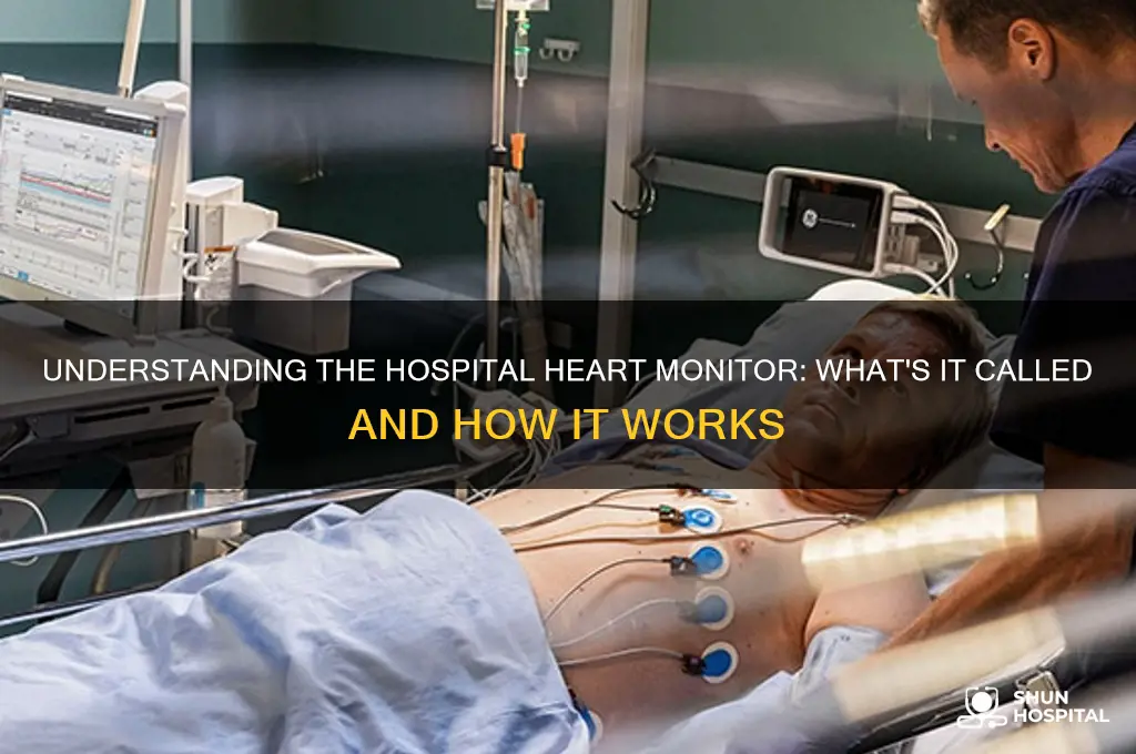 what is the heart monitor machine in hospital room called