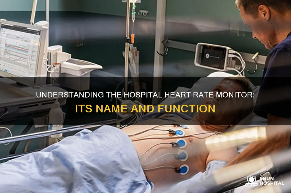 what is the heart rate monitor in hospitals called