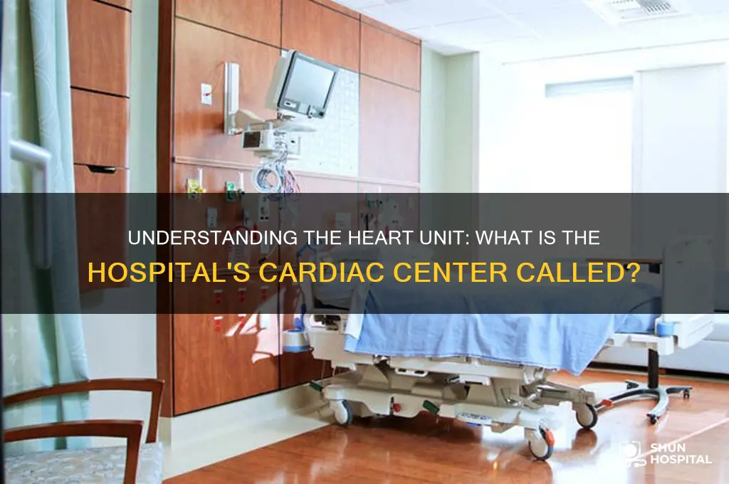 what is the heart unit of the hospital called