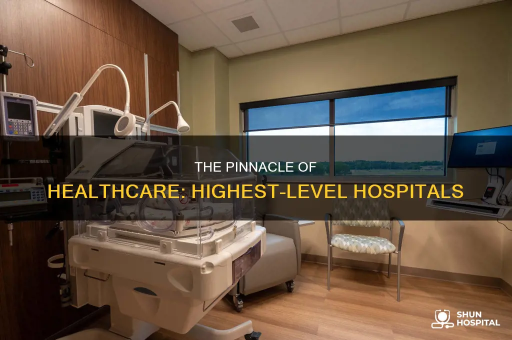 what is the highest level of hospital