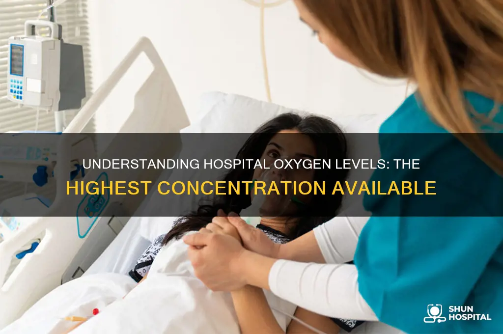 what is the highest level of oxygen in the hospital