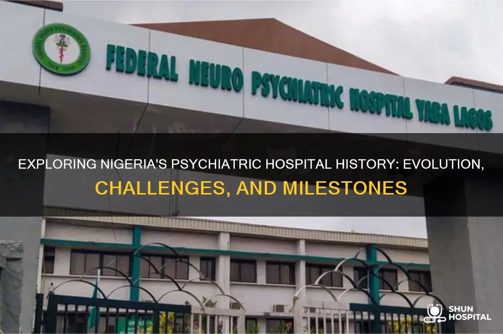 what is the history of psychiatric hospital in nigeria