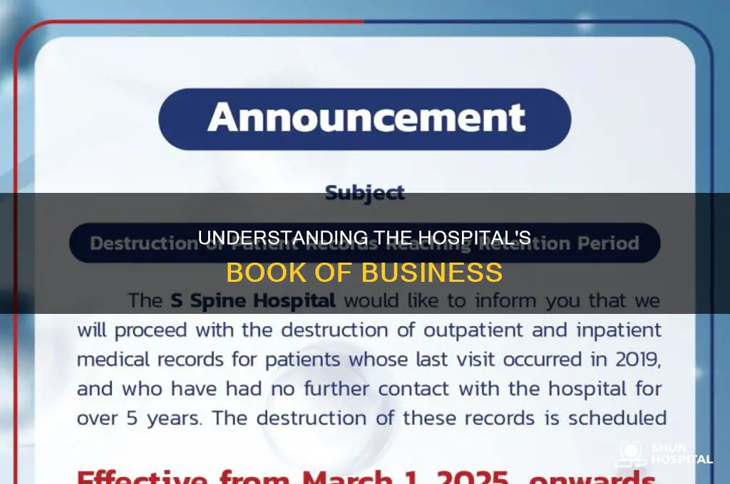 what is the hospital book of business