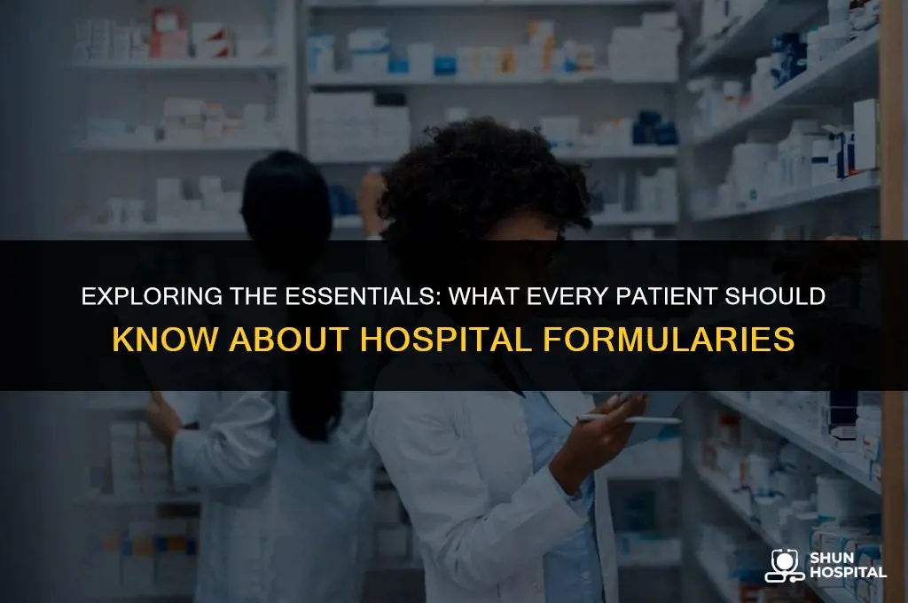 what is the hospital formulary