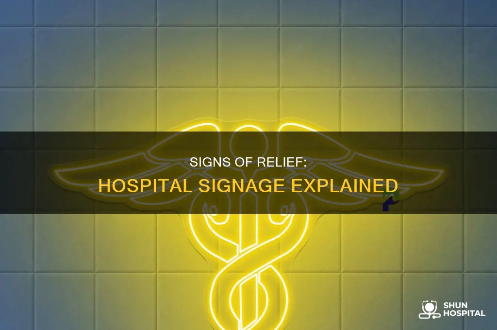 what is the hospital sign look like