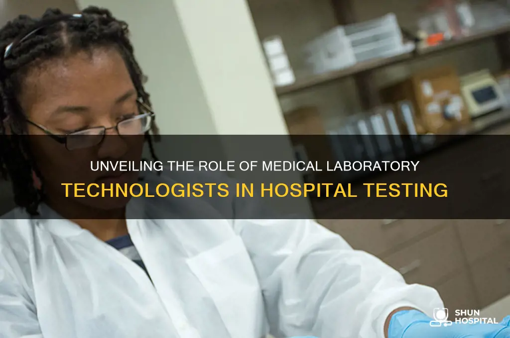 what is the job called that test labs in hospitals