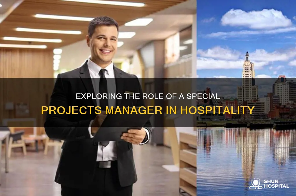 what is the job of special projects manager in hospitality