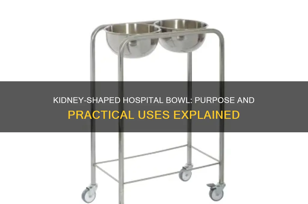 what is the kidney shaped bowl for in a hospital
