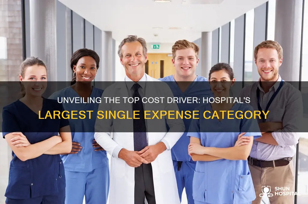 what is the largest single expense category at a hospital