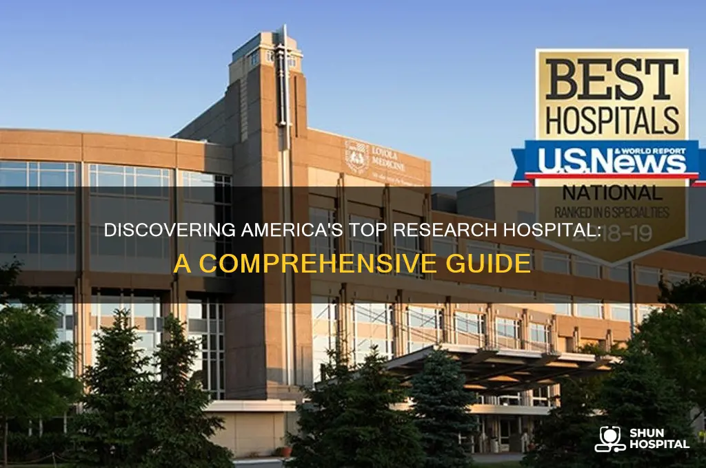 what is the leading research hospital in the usa