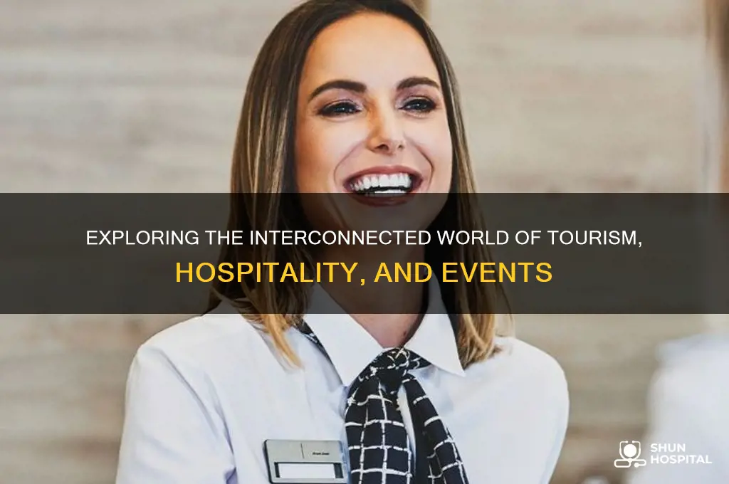 what is the link between tourism hospitality and events
