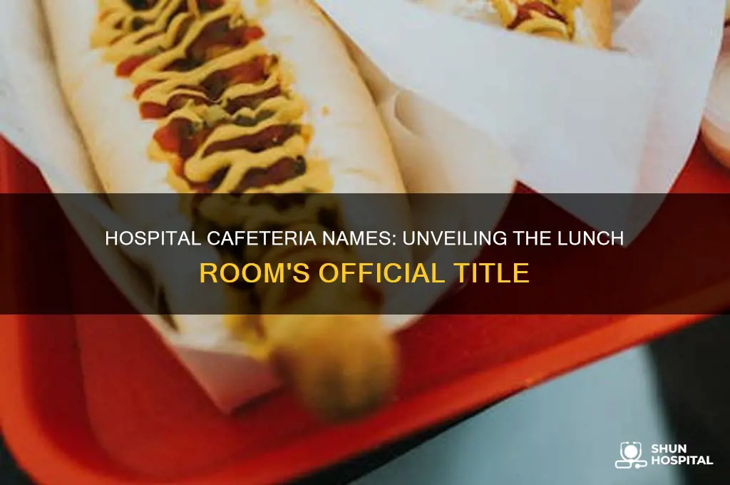 what is the lunch room called at the hospital