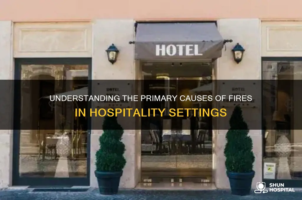 what is the main cause of fire in hospitality