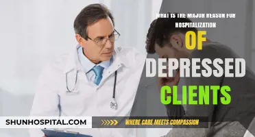 Understanding Depression's Grip: Leading Causes of Hospitalization in Depressed Individuals