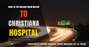 Milton to Christiana Hospital: Calculating the Exact Mileage