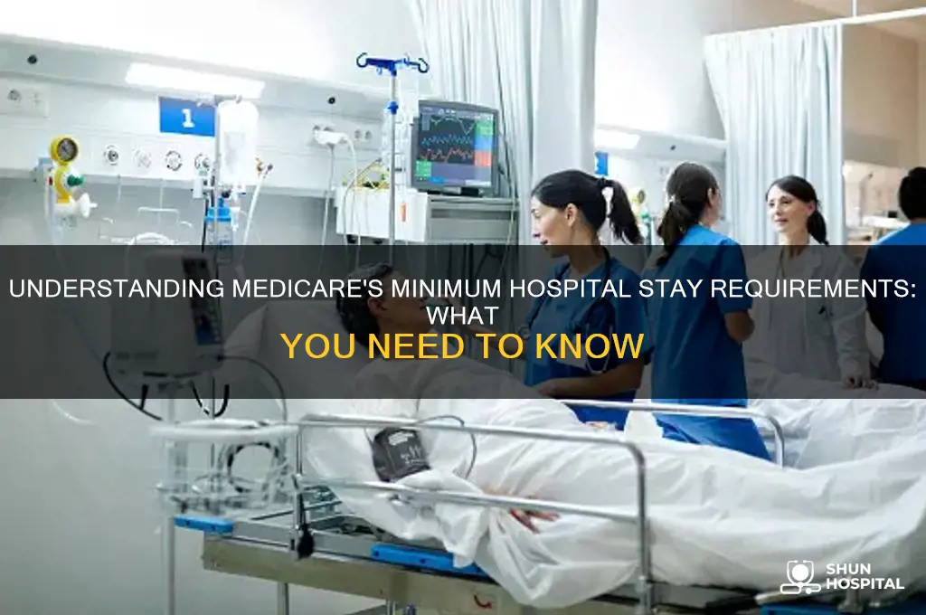 what is the minimum hospital stay required by medicare